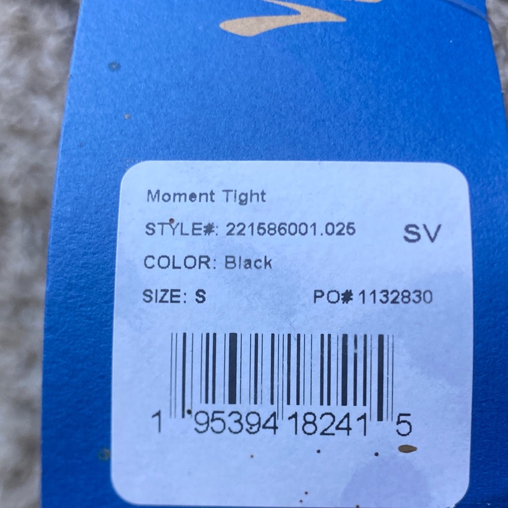 NWT Brooks Movement Black Leggings - Picture 4 of 5